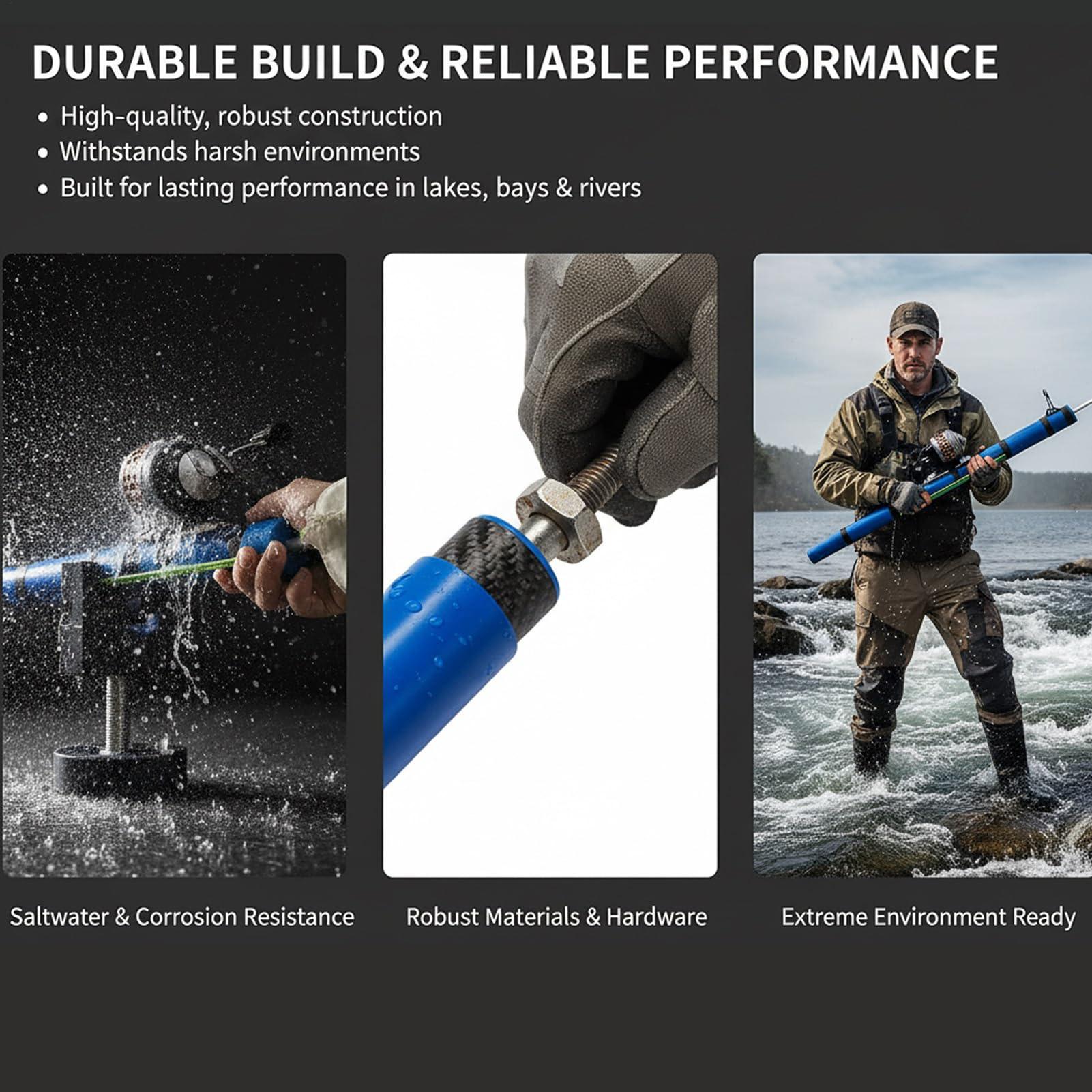 Fishing Line Spool - Fishing Pole Slingshot Design Compact Fish