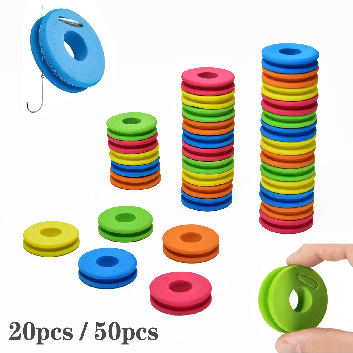 20/50pcs EVA Fishing Line Wind - Fishing Line Spool ulasan dan harga