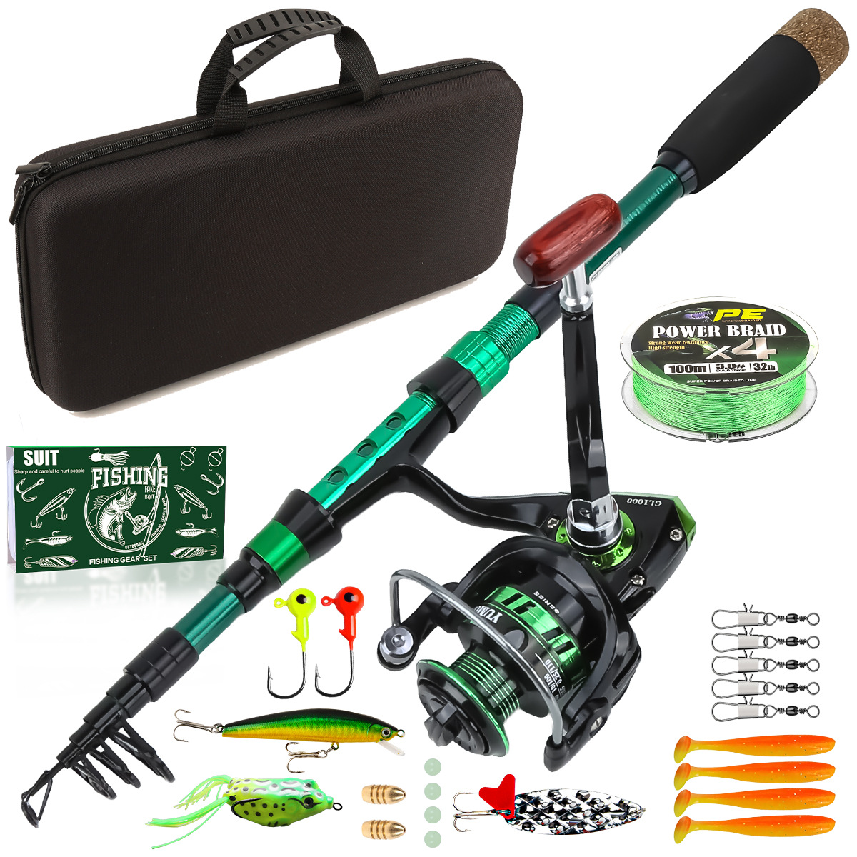 New Carbon Fiber Lure Rod Comp - Freshwater Line ulasan dan harga
