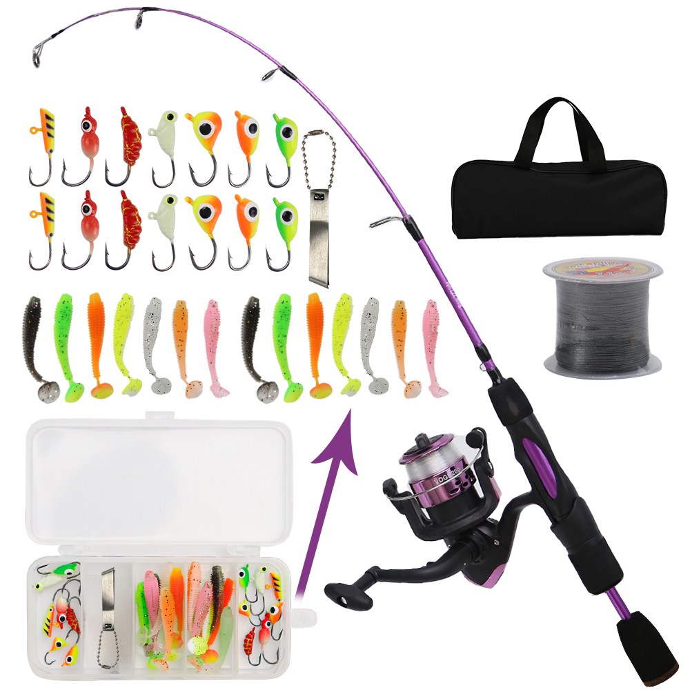 Ice Fishing Rod Reel Combo 68c - Ice Fishing Line ulasan dan harga