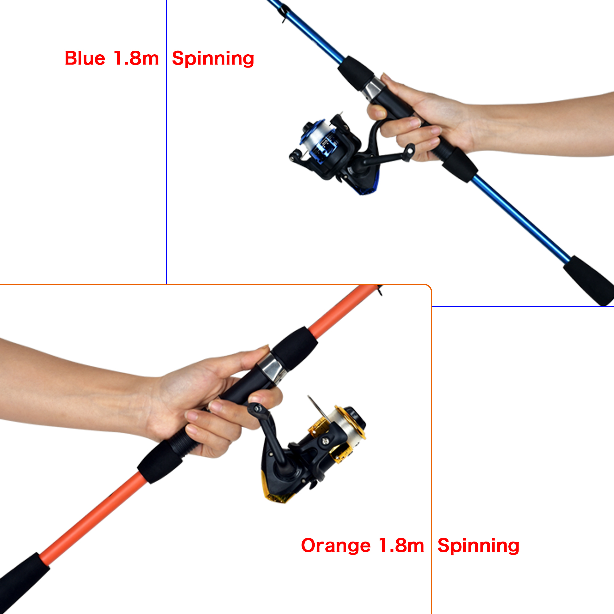 BIUTIFU Spinning Fishing Rod S - Freshwater Line ulasan dan harga